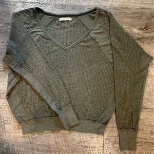 Free People thermal knit top.